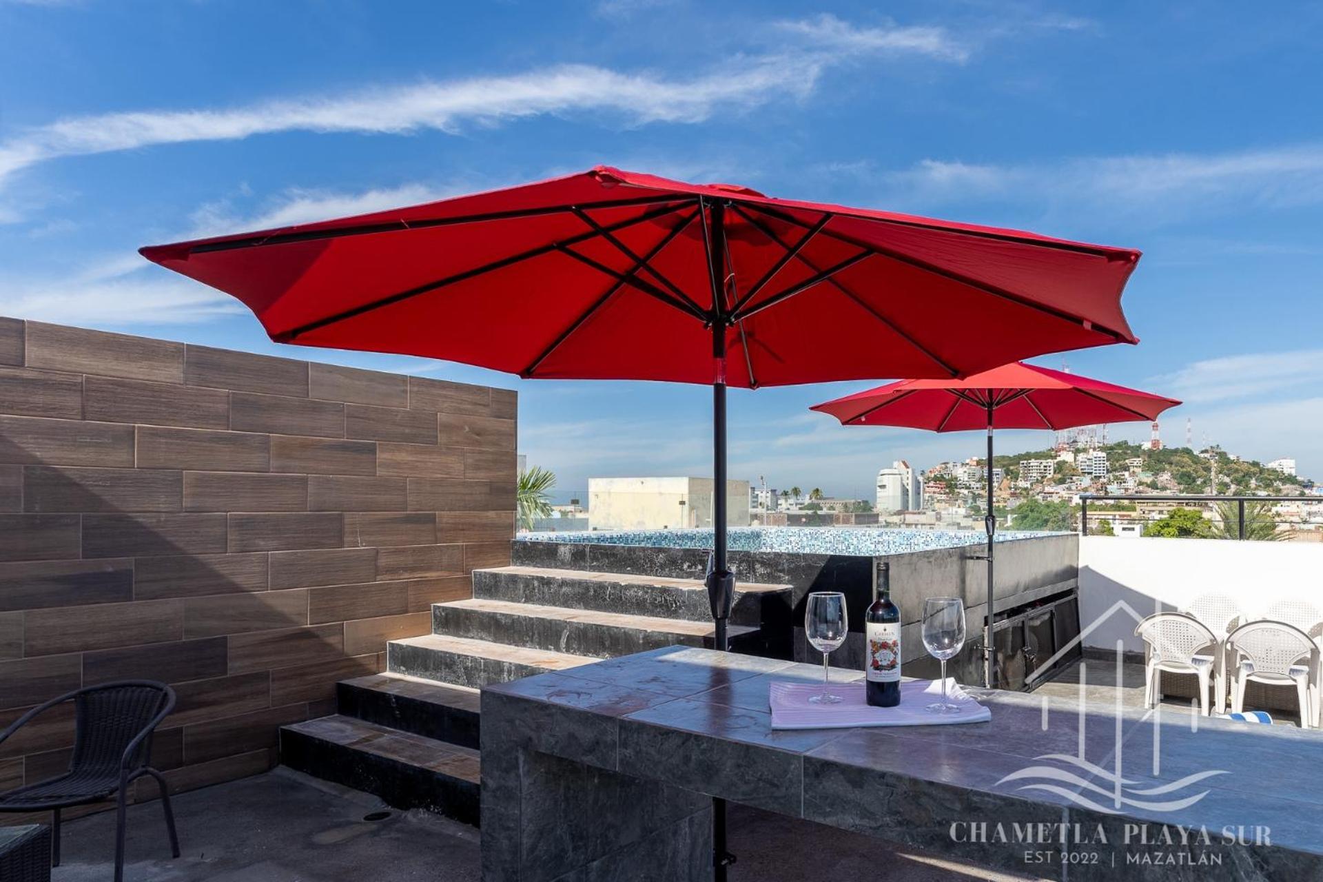 New & Modern, 5 Star Area, Walk 2 Beach, Pool, Views, King Bed Mazatlán Εξωτερικό φωτογραφία